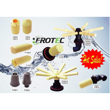 FRP Tank Top et Bottom eau distributeur