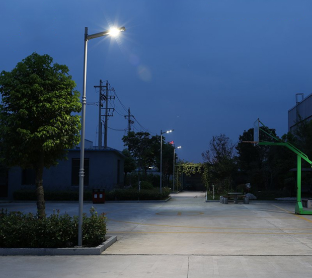 Solar Power Street Light Pole