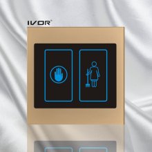 Hotel Doorbell System Indoor Panel in Acrylic Outline Frame (SK-dB100SIN2)