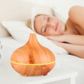 Ultrasonic Mini Fan Wood Grain Humidifier