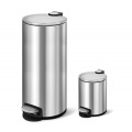 Step-on Trash Can Set for Kitchen and Bathroom