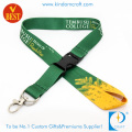 High Quality Heat Transfer Printed ID Card Holder Lanyard for Staff with Special accessory