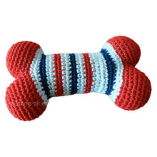 Colorful and Attractive Pet Crochet Toy Bone