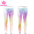 Leggings de treinamento de spandex sublimados