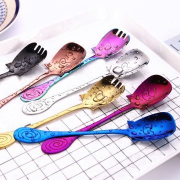 Creative Design Pig Cartoon Stainless Spoon Fork