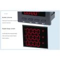 Three-phase voltage meter with LCD screen