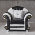 European Style Crystal Tufted Black Sofa combination