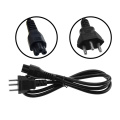 Brazil Market AC Power Cord with 3 prong