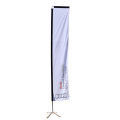 Rectangular Beach Flag Banner With Fiberglass Rods