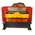 Trapezoidal steel roof and wall roll forming machine