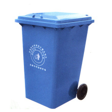 120 Liter Kunststoff Mülleimer für Outdoor mit Rädern (YW0028)