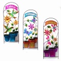 Spring Decoration Metal Garden Fence Craft with "Welcome"