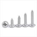 Cross Round Head 304 Stainless Steel Self-tapping Screw