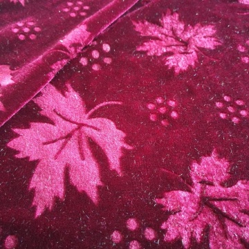 Mirco 3D Embossed Polyester Spandex Velvet Fabric