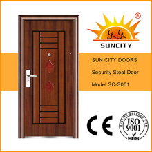 Entrance Low Price Steel Door, Iron Door Pictures for Homes (SC-S051)