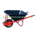 100l Plastic Tray Iron Square Hand 650-8 Wheel Wheelbarrow Wb8612a