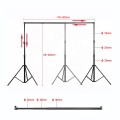 Hintergrund-Stützleiste für verstellbare (116cm-300cm)