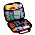 Portable Plastic Storage First Aid Kit Hard Red EVA Case with rubber handles