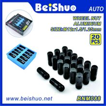 20PCS negro de aluminio de color D1 Spec Racing Nut