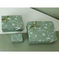 paper gift rigid cardboard christmas jewelry box