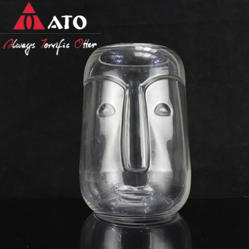 Home decoration essential product human face shape vase