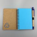 Recyclable Spiral Paper Notebook with ECO Pen