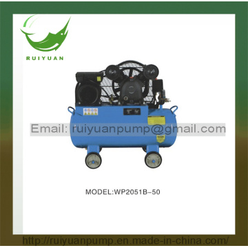 High Quality 50L 2 Position Silent Oil Free Belt Driven Air Compressor