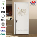 JHK-F01  Polish Pressed Solid Wooden Frame Interior Door