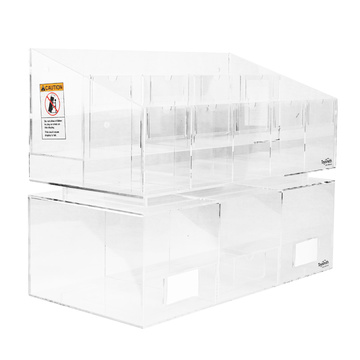 Apex transparentes Acryl -Vitrine -Gehäuse für Puppenspielzeug