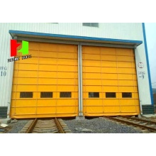 Industrial Aluminum Interior Windproof Stacking Door