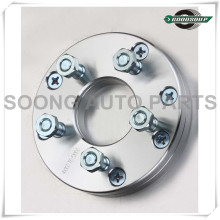 Escolha perfurado 2 partes do espaçador de alumínio forjado da roda do boleto do carro / adaptador da roda