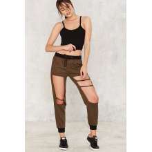 Fashion Jogger Hole Women Pants