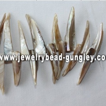 irregular shape freshwater shell loose beads