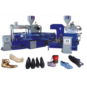 2 Color PVC Shoes Injection Machine