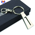 Metal zinc alloy custom keyring with logo