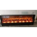 Wood Decorative Temperature Controller Electric Fireplace