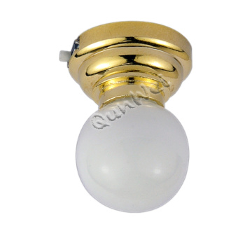 Miniature LED button battery dollhouse ceiling lamp