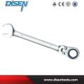 Chrome Plated 72 Tooth Double Ring Ratchet Wrench