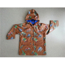 Fashion Style Waterproof Children Rain Jacket for School Boys