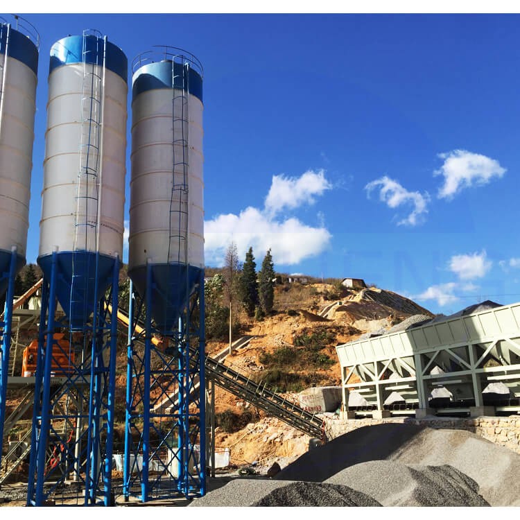 Belt type concrete plant 