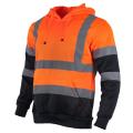 Hi Vis Jacke reflektierende Sicherheit Polar Fleece Hoodie