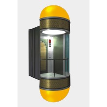 Elegent Panoramic Passenger Elevator avec cabine en verre