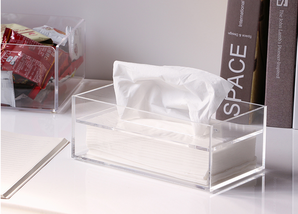 Tissue Box Cover Clear