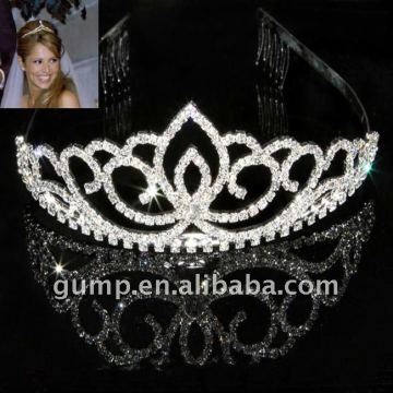 Tiaras en cristal de strass