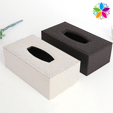 High-End Rectangle PU Tissue Box (ZJH060)