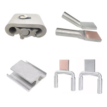 C Type Aluminum Alloy Clamp/Transition Compression Terminal Clamps (Brazing)/Heat-Resistant Double Conductor Terminal Clamp