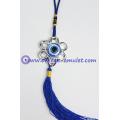 Flower shaped pendant evil eye car decoration wholesale