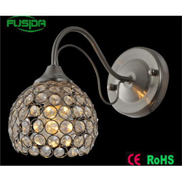 Antigo bronze Mosaico Vidro Bedside parede lâmpada Wall Light