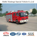 4ton Dongfeng Inner Tank Type d&#39;eau Fire Engine Truck Euro 4