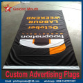 Custom 100% Polyester Fabric Color Advertising Flags